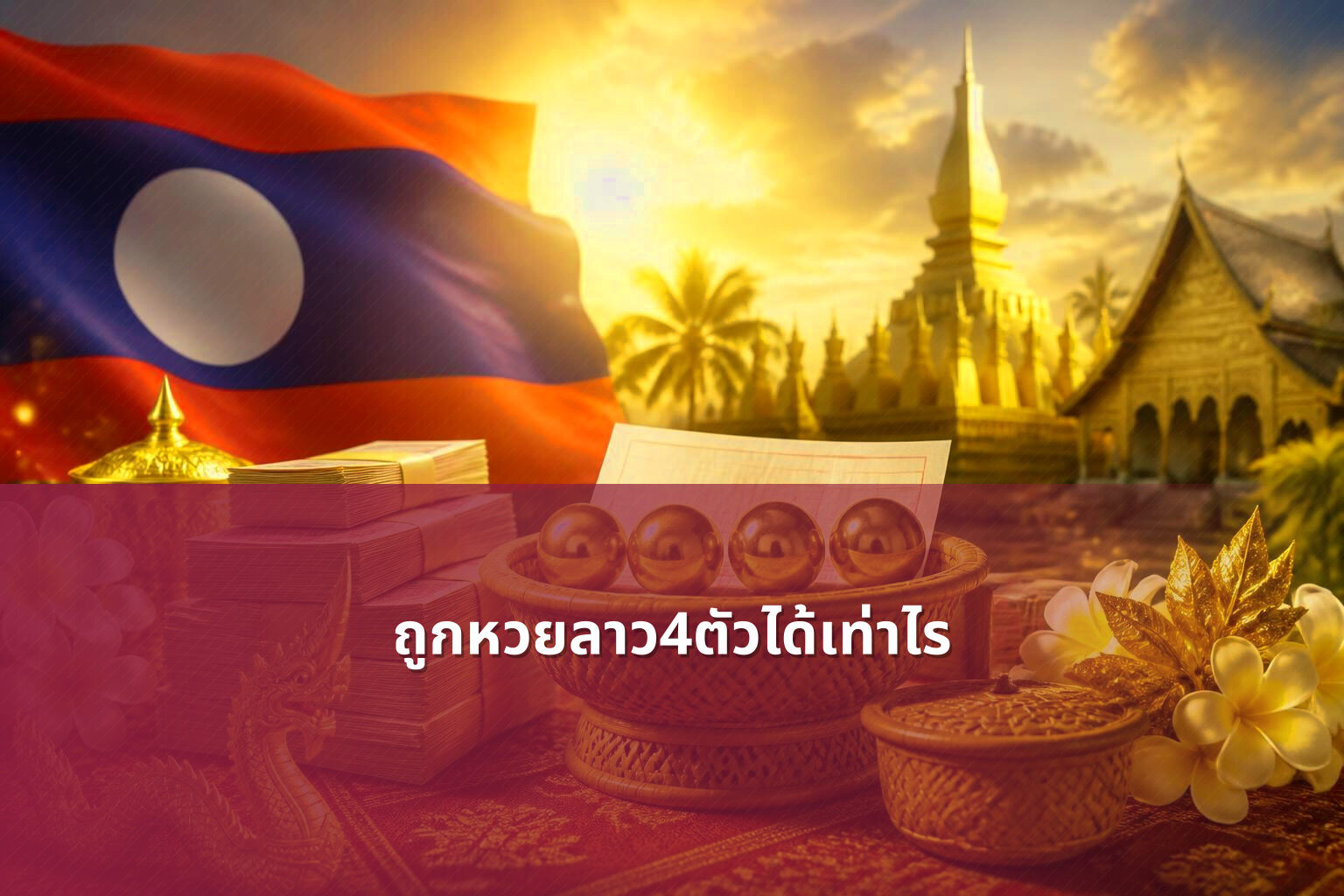 ถูกหวยลาว4ตัวได้เท่าไร - หวยลาว