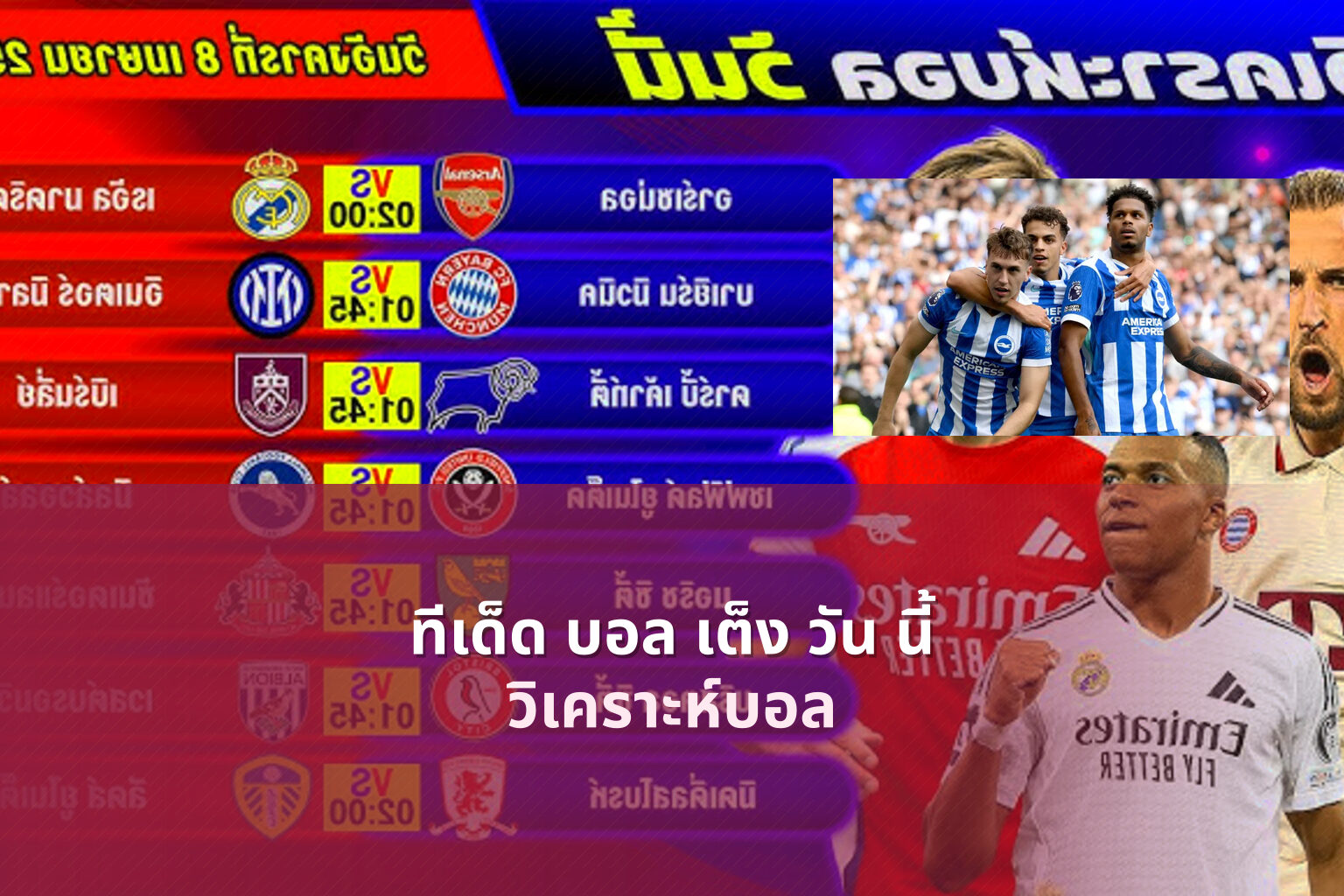ทีเด็ด บอล เต็ง วัน นี้ - sports predictions