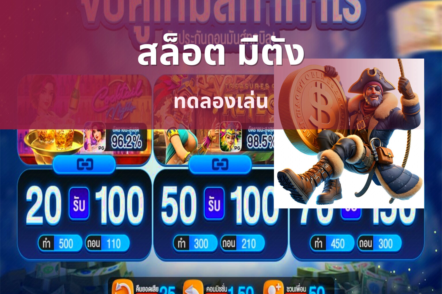 สล็อต มีตัง ทดลองเล่น