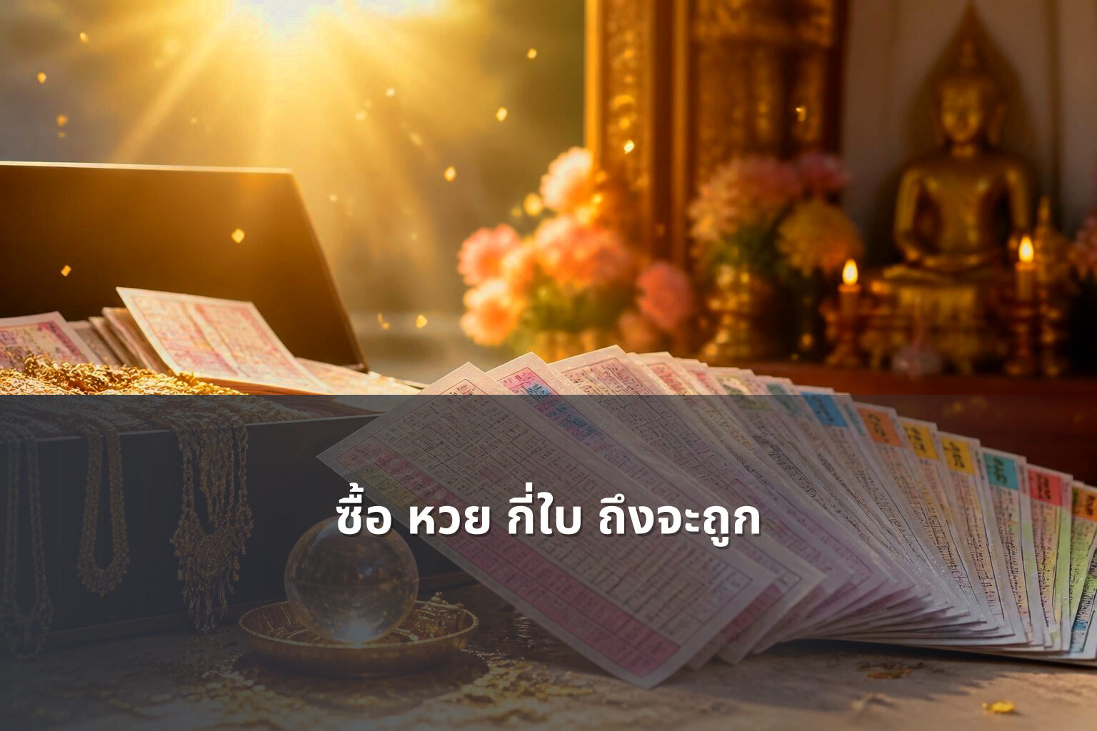 ซื้อ หวย กี่ใบ ถึงจะถูก - lottery ticket quantity for winning