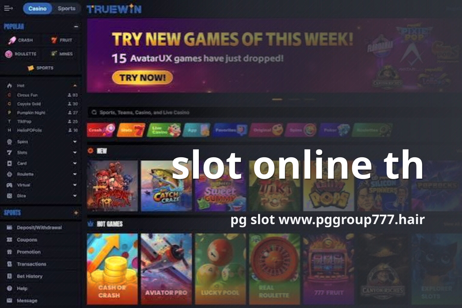slot online th pg slot www.pggroup777.hair