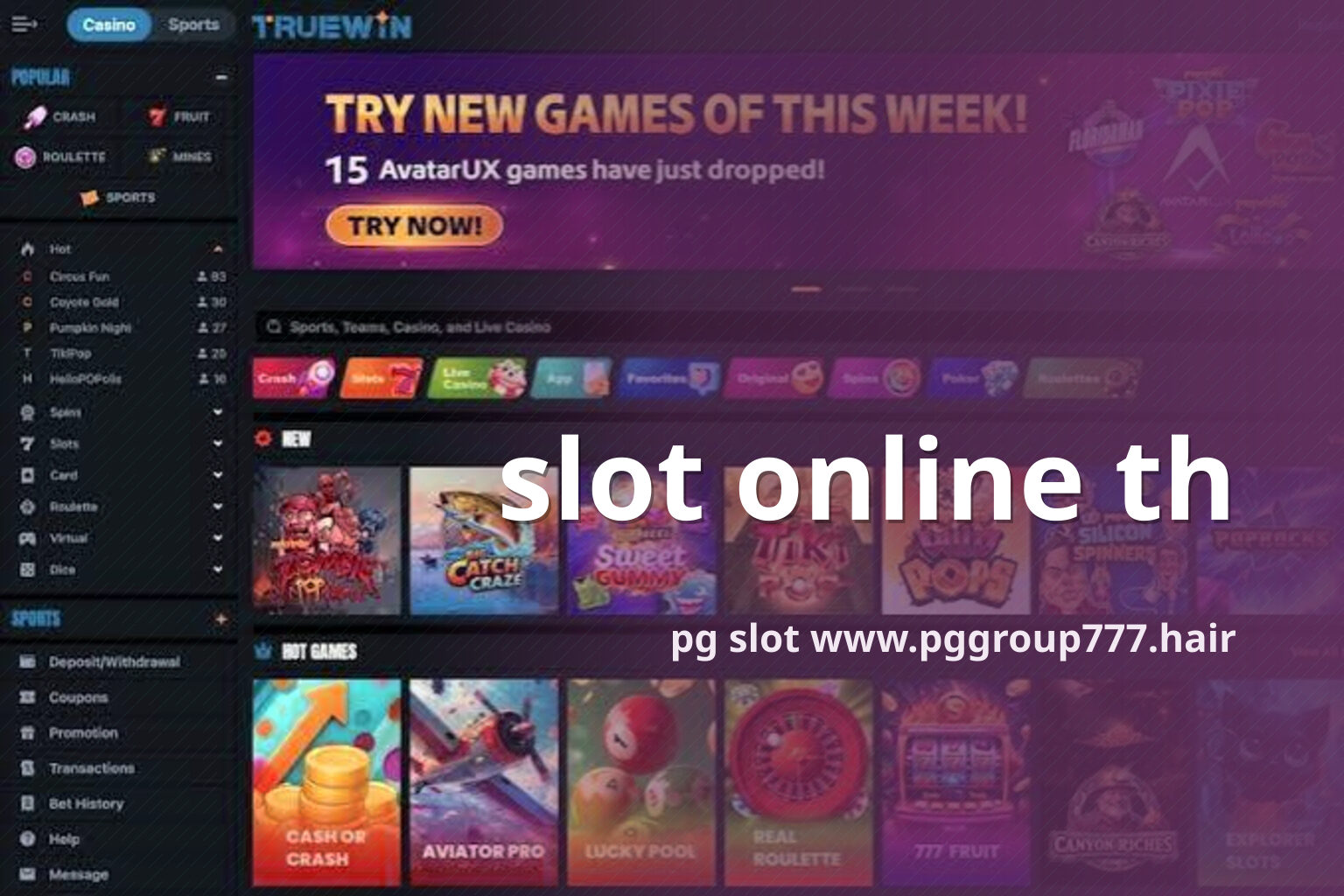 slot online th pg slot www.pggroup777.hair