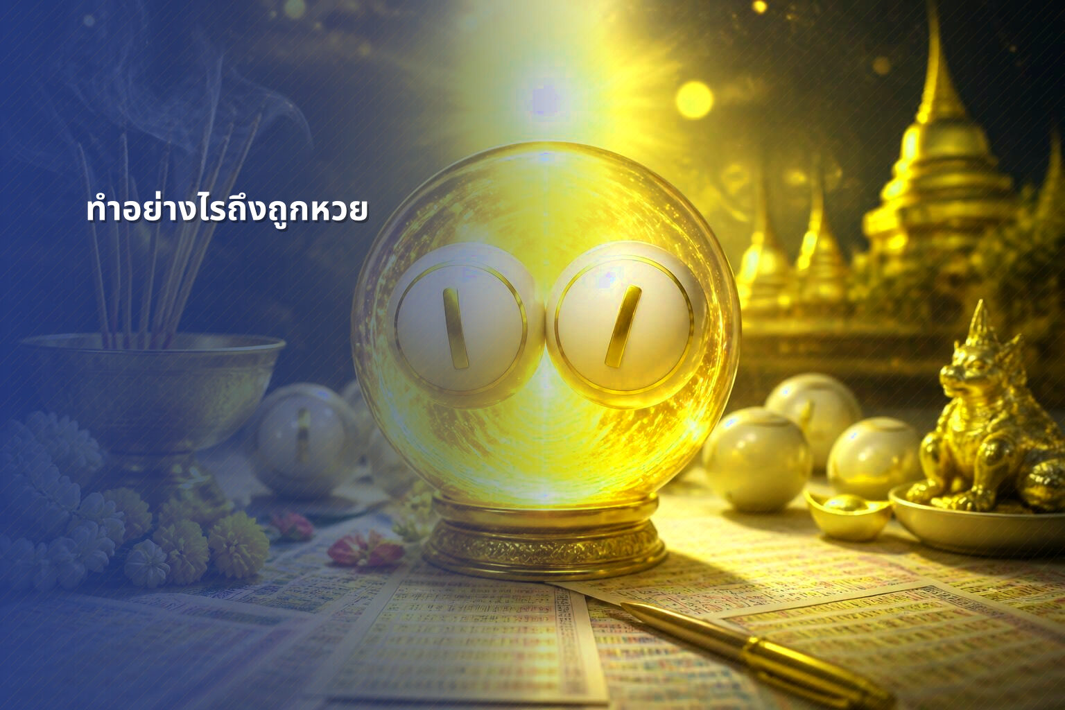 ทำอย่างไรถึงถูกหวย - หวย