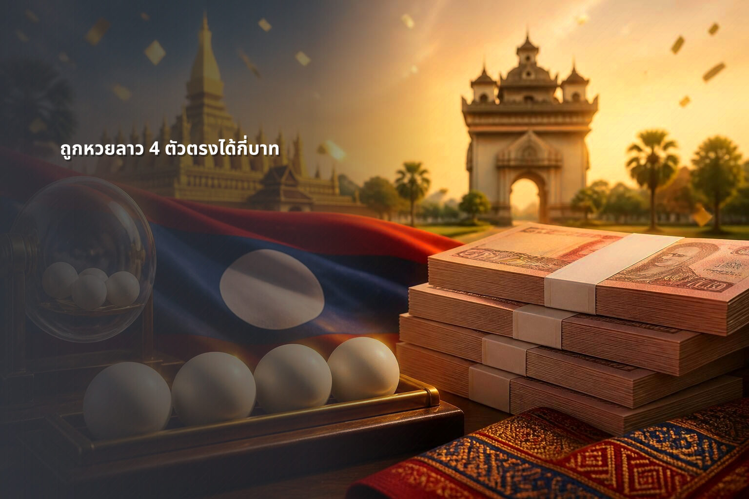 ถูกหวยลาว 4 ตัวตรงได้กี่บาท - หวยลาว