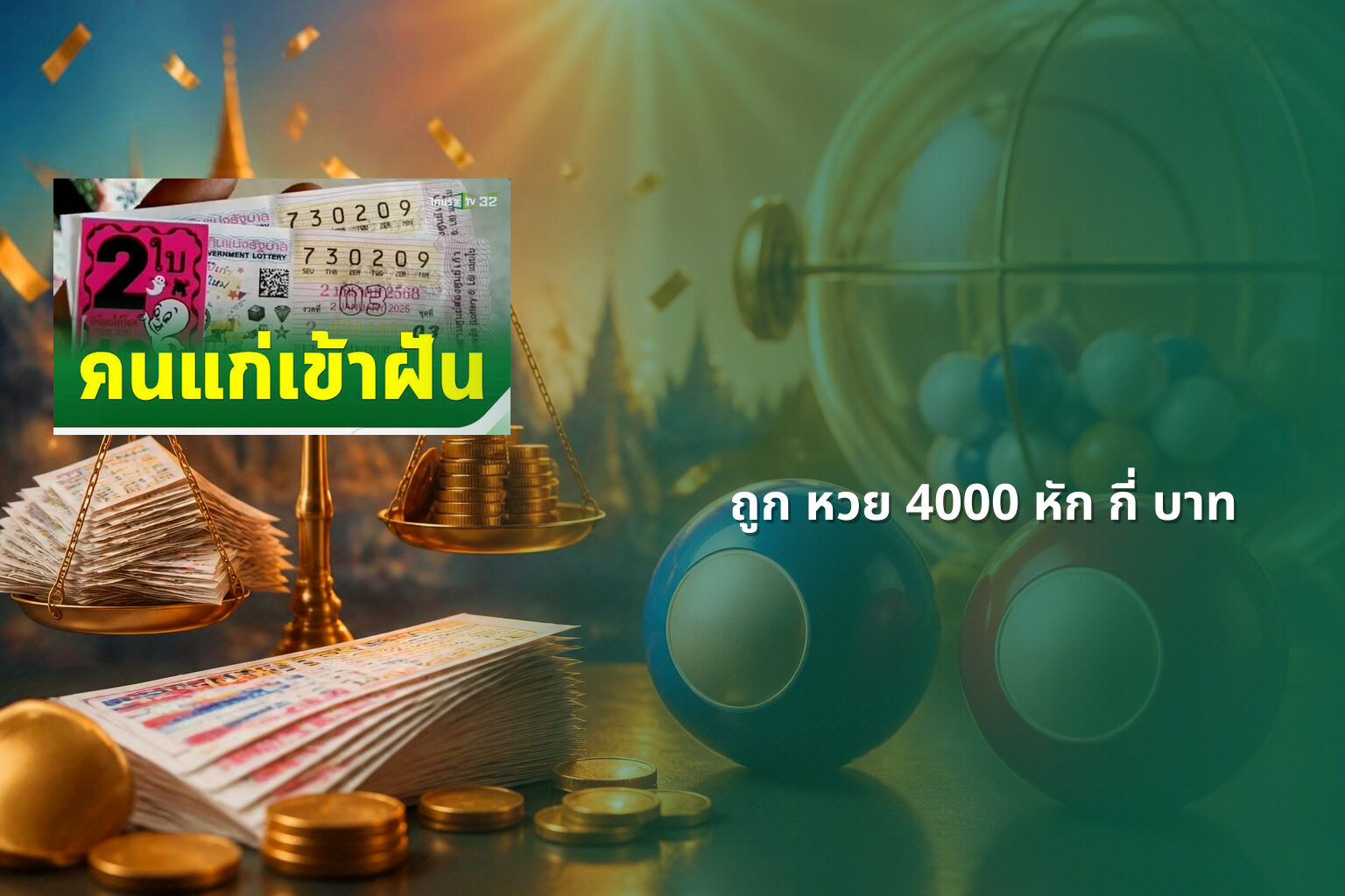 ถูก หวย 4000 หัก กี่ บาท - หวย