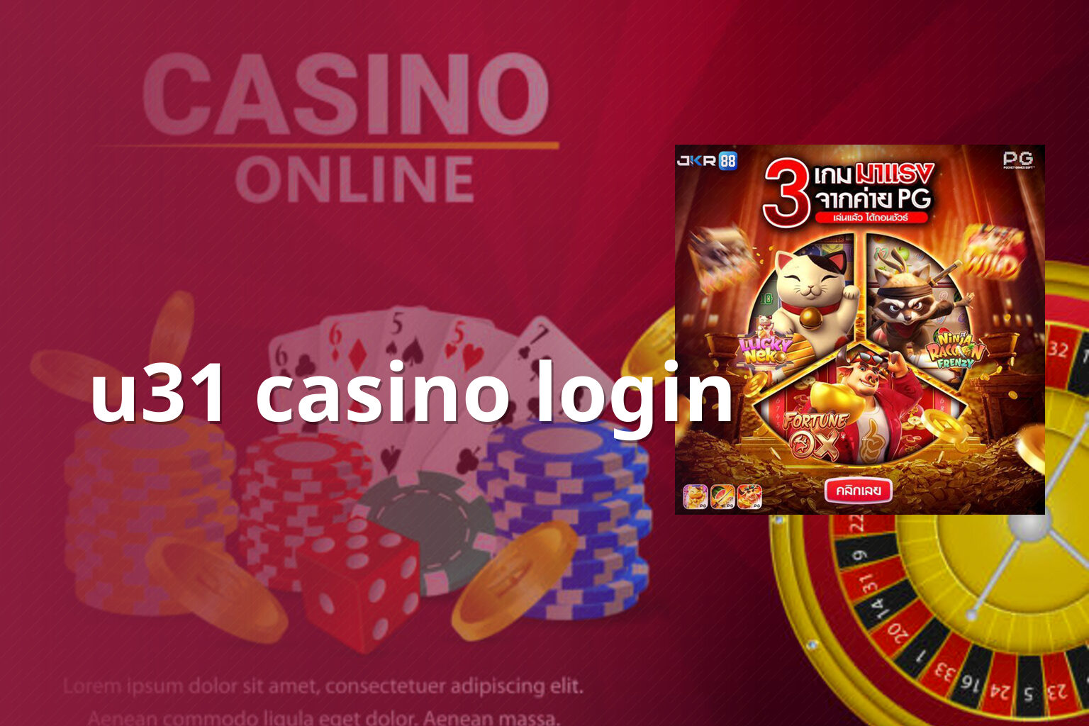 u31 casino login - u31 casino services