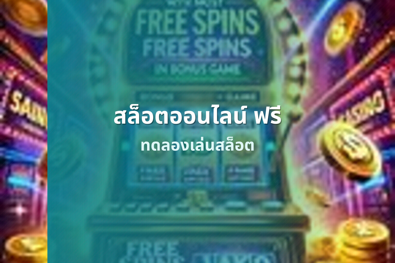 สล็อตออนไลน์ ฟรี ทดลองเล่นสล็อต
