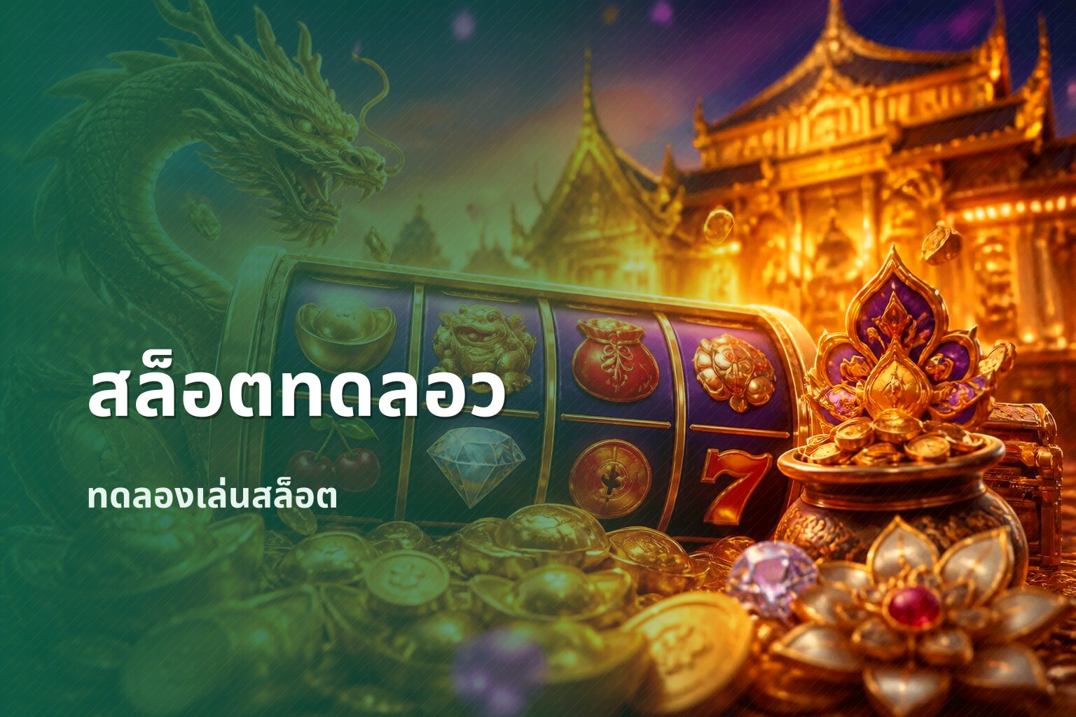 สล็อตทดลอว - online slot games