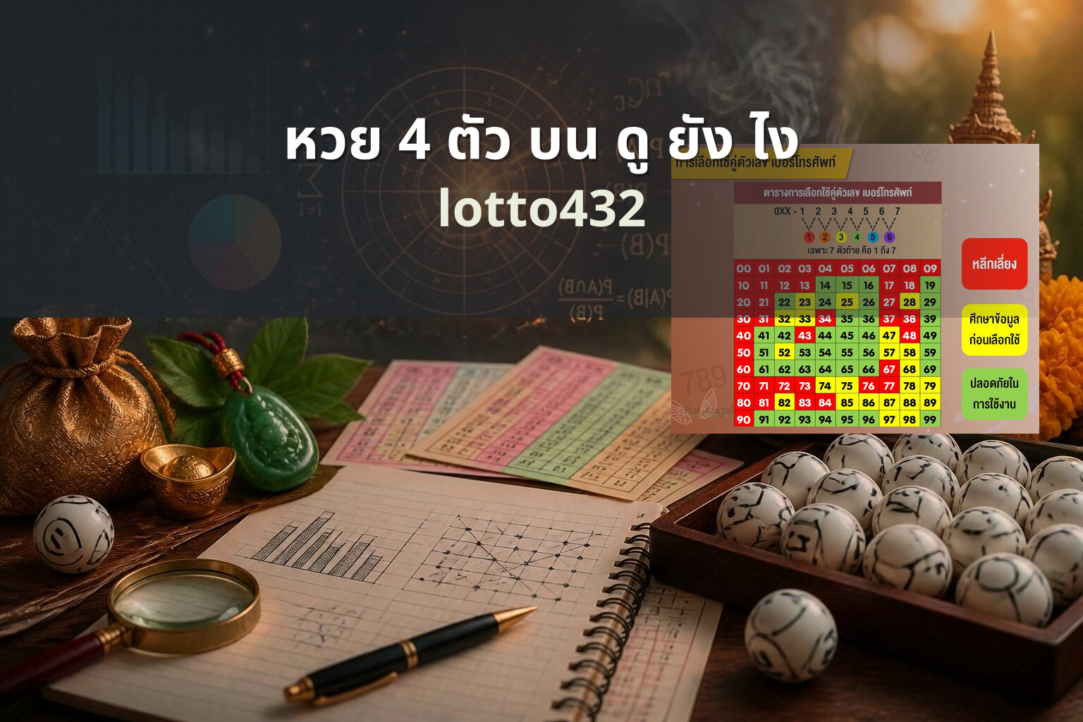 หวย 4 ตัว บน ดู ยัง ไง - how to check 4-digit lottery