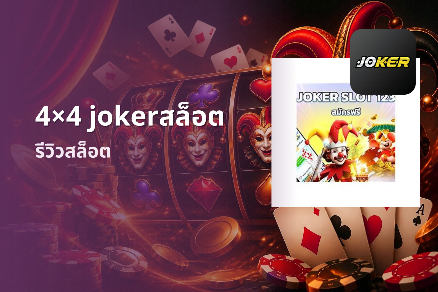 4×4 jokerสล็อต รีวิวสล็อต