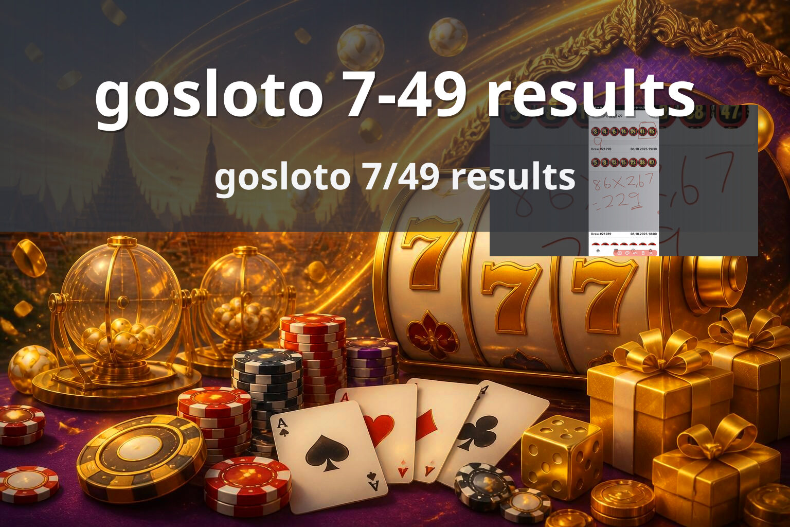 gosloto 7-49 results gosloto 7/49 results