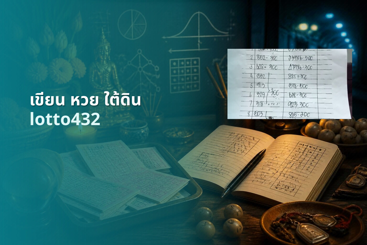 เขียน หวย ใต้ดิน lotto432
