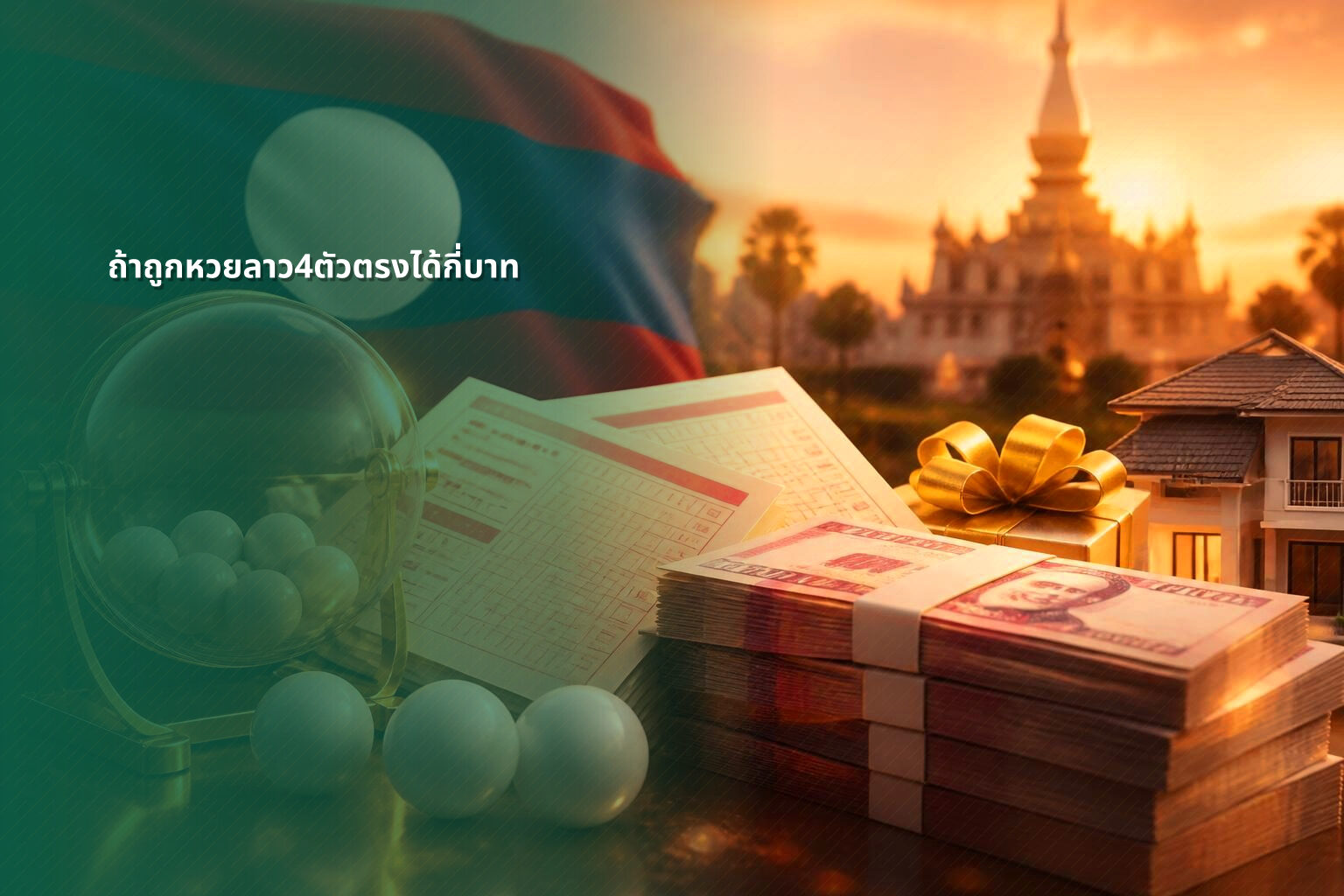 ถ้าถูกหวยลาว4ตัวตรงได้กี่บาท - lottery winnings