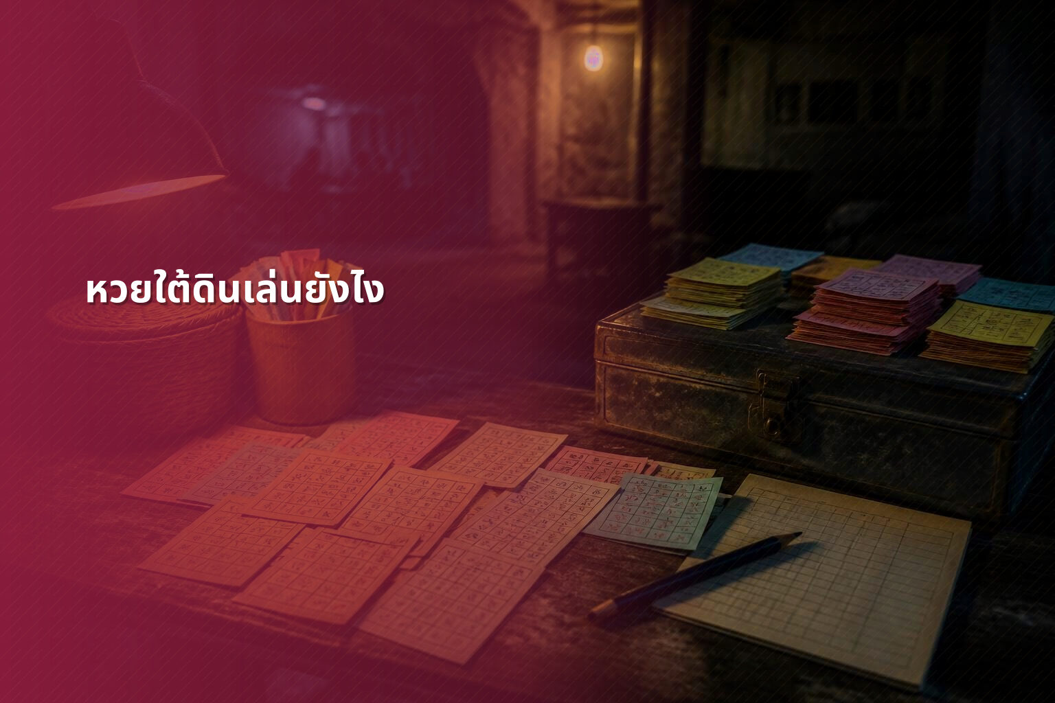 หวยใต้ดินเล่นยังไง - หวยใต้ดิน