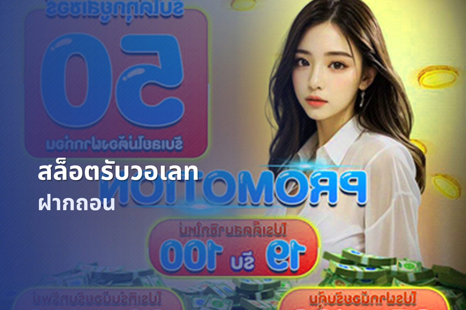 สล็อตรับวอเลท ฝากถอน