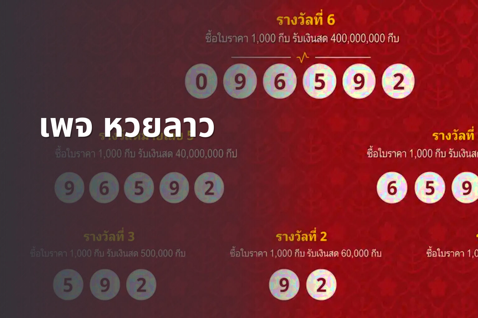 เพจ หวยลาว - หวย