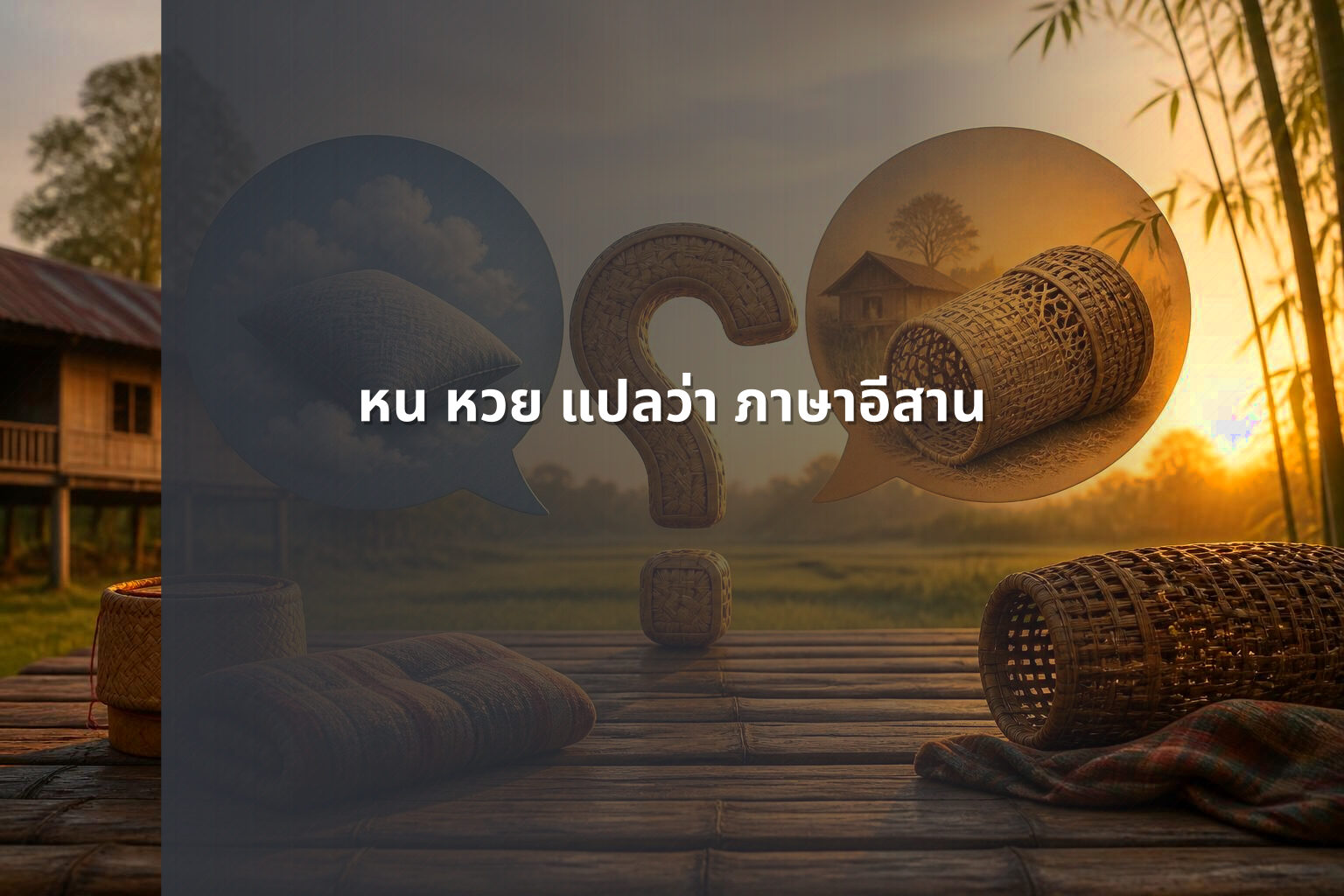 หน หวย แปลว่า ภาษาอีสาน - คำศัพท์