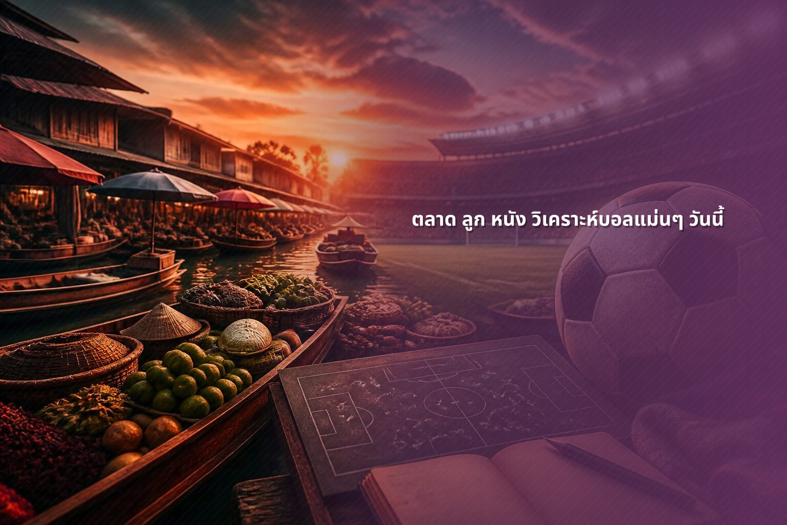 ตลาด ลูก หนัง วิเคราะห์บอลแม่นๆ วันนี้ - sports analysis
