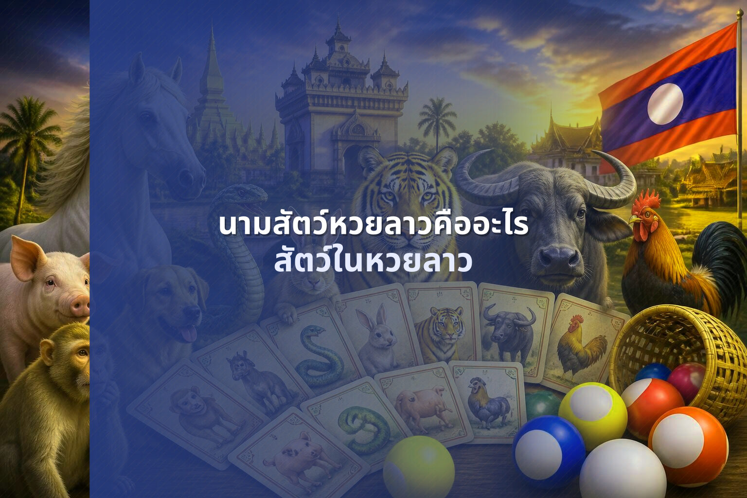 นามสัตว์หวยลาวคืออะไร สัตว์ในหวยลาว