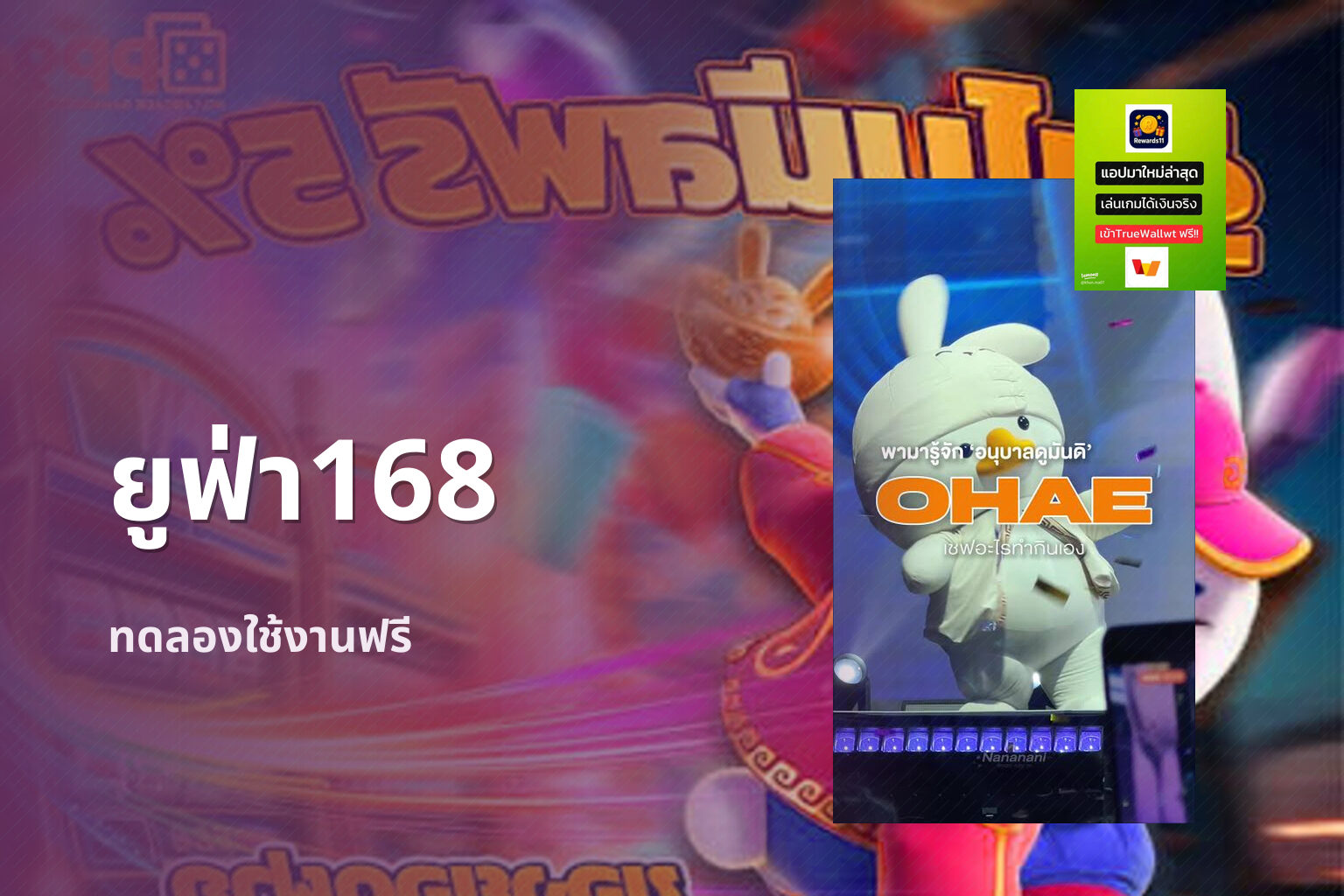 ยูฟ่า168 ทดลองใช้งานฟรี