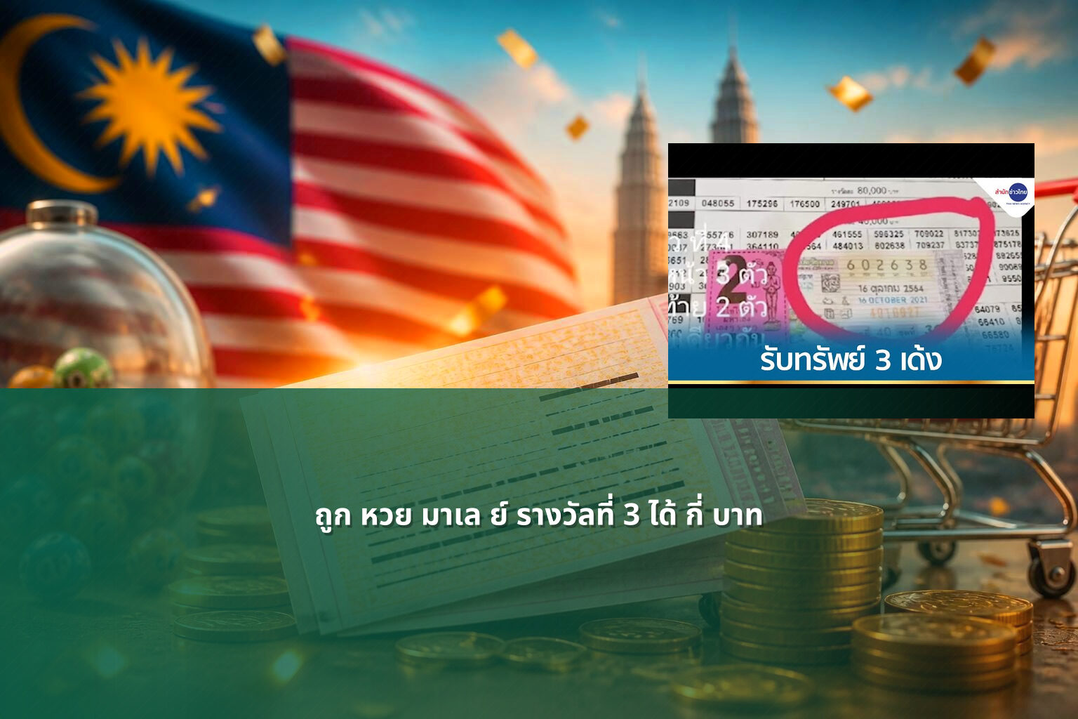 ถูก หวย มาเล ย์ รางวัลที่ 3 ได้ กี่ บาท - หวยมาเลย์