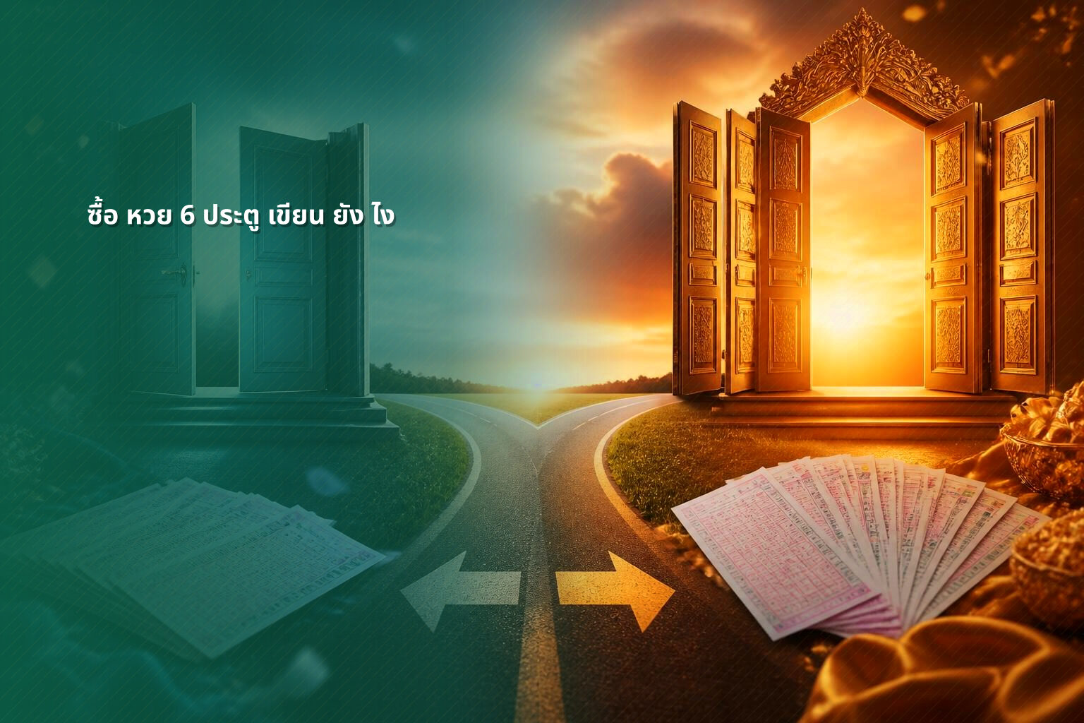 ซื้อ หวย 6 ประตู เขียน ยัง ไง - lottery techniques