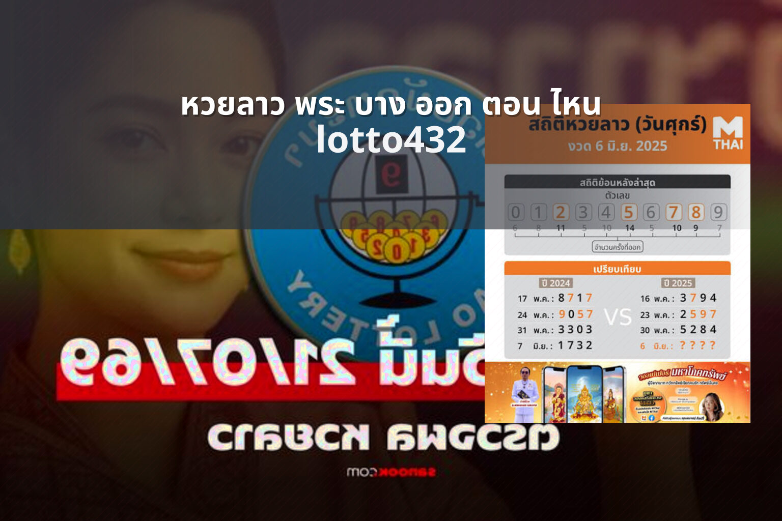 หวยลาว พระ บาง ออก ตอน ไหน lotto432