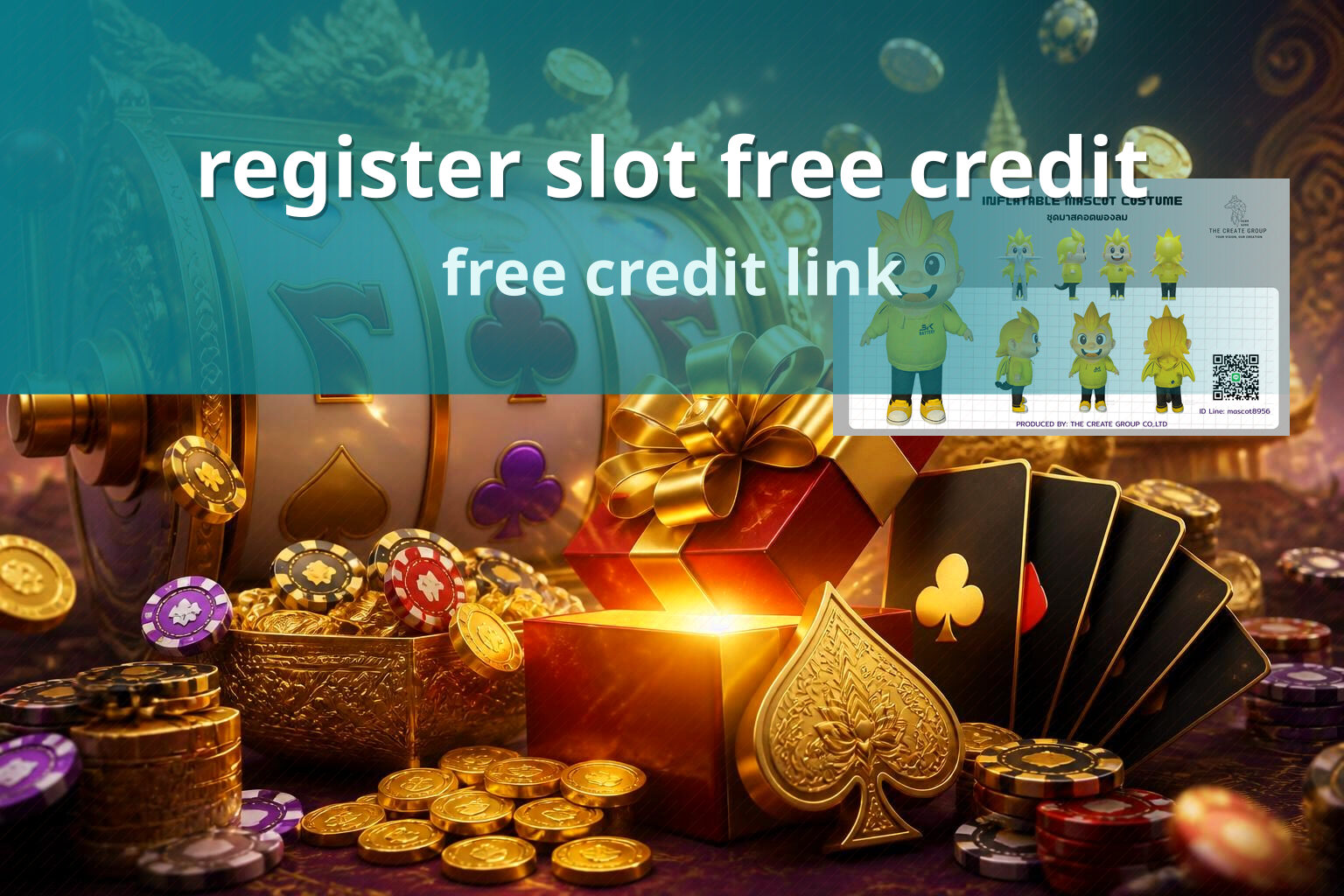 register slot free credit - registration promotions