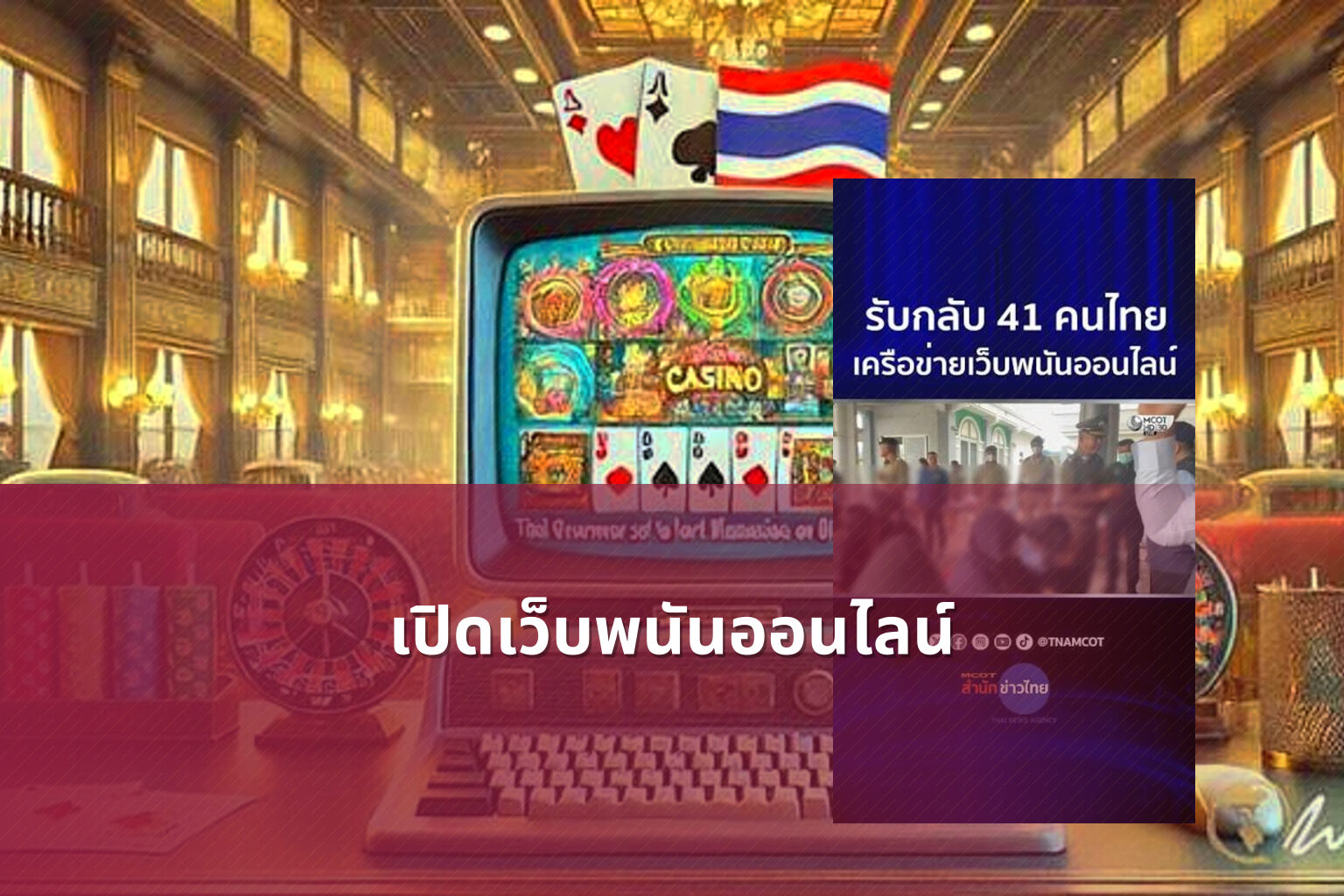 เปิดเว็บพนันออนไลน์ - opening an online gambling website