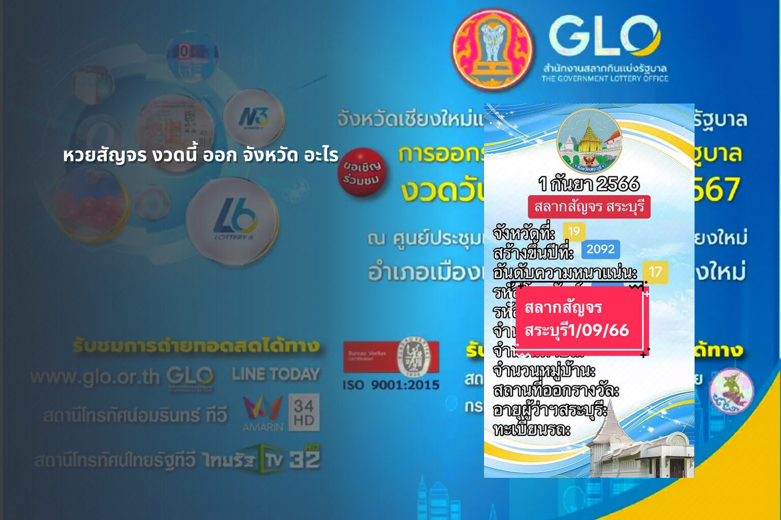 หวยสัญจร งวดนี้ ออก จังหวัด อะไร - หวยสัญจร