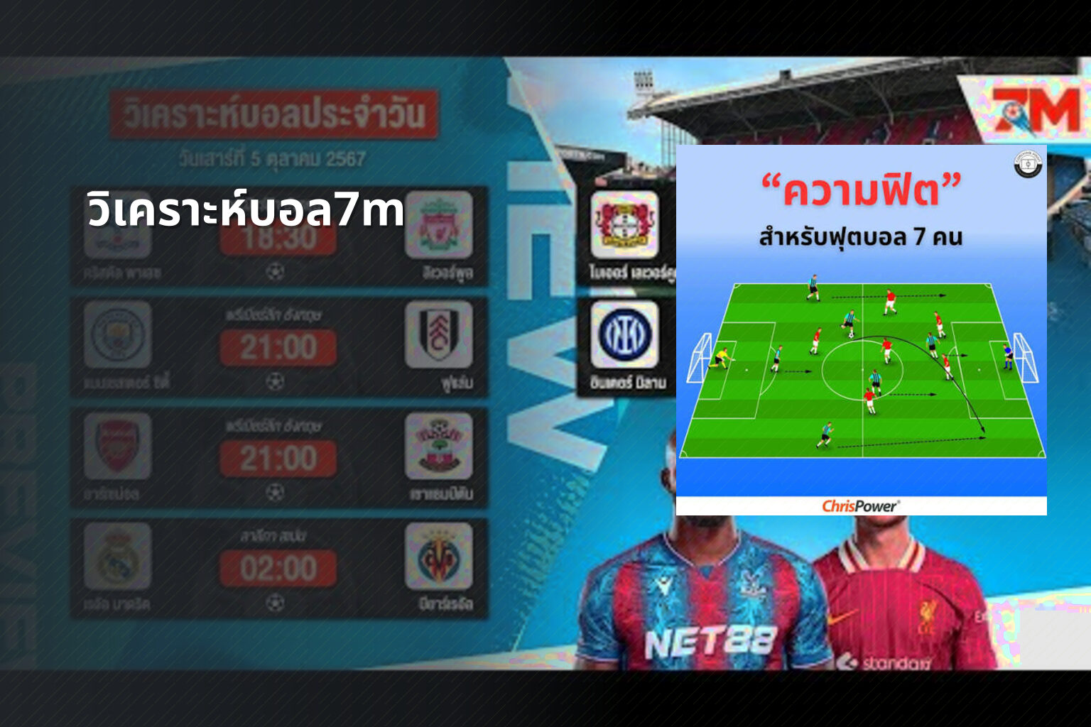 วิเคราะห์บอล7m - sports analysis