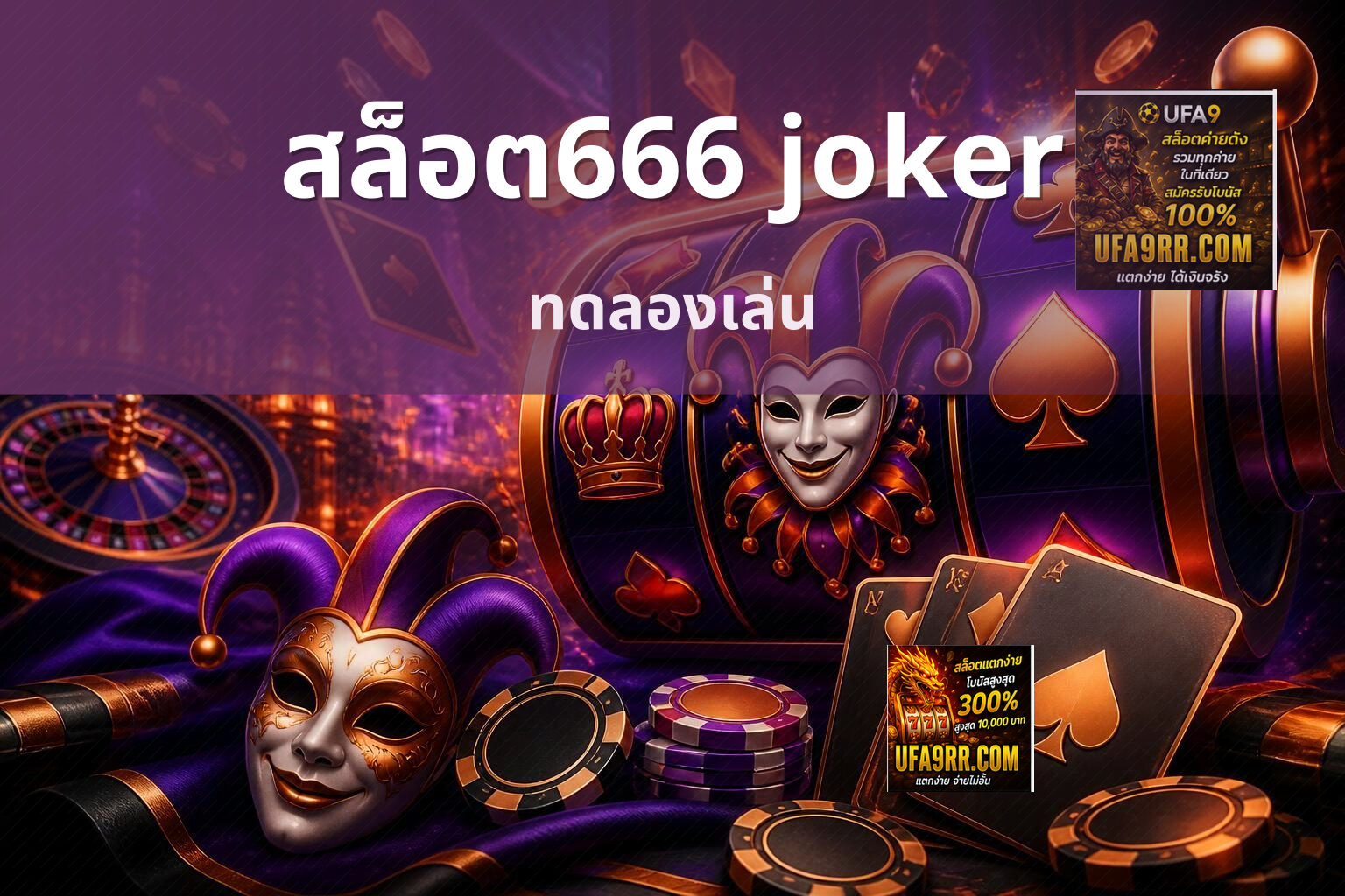 สล็อต666 joker ทดลองเล่น