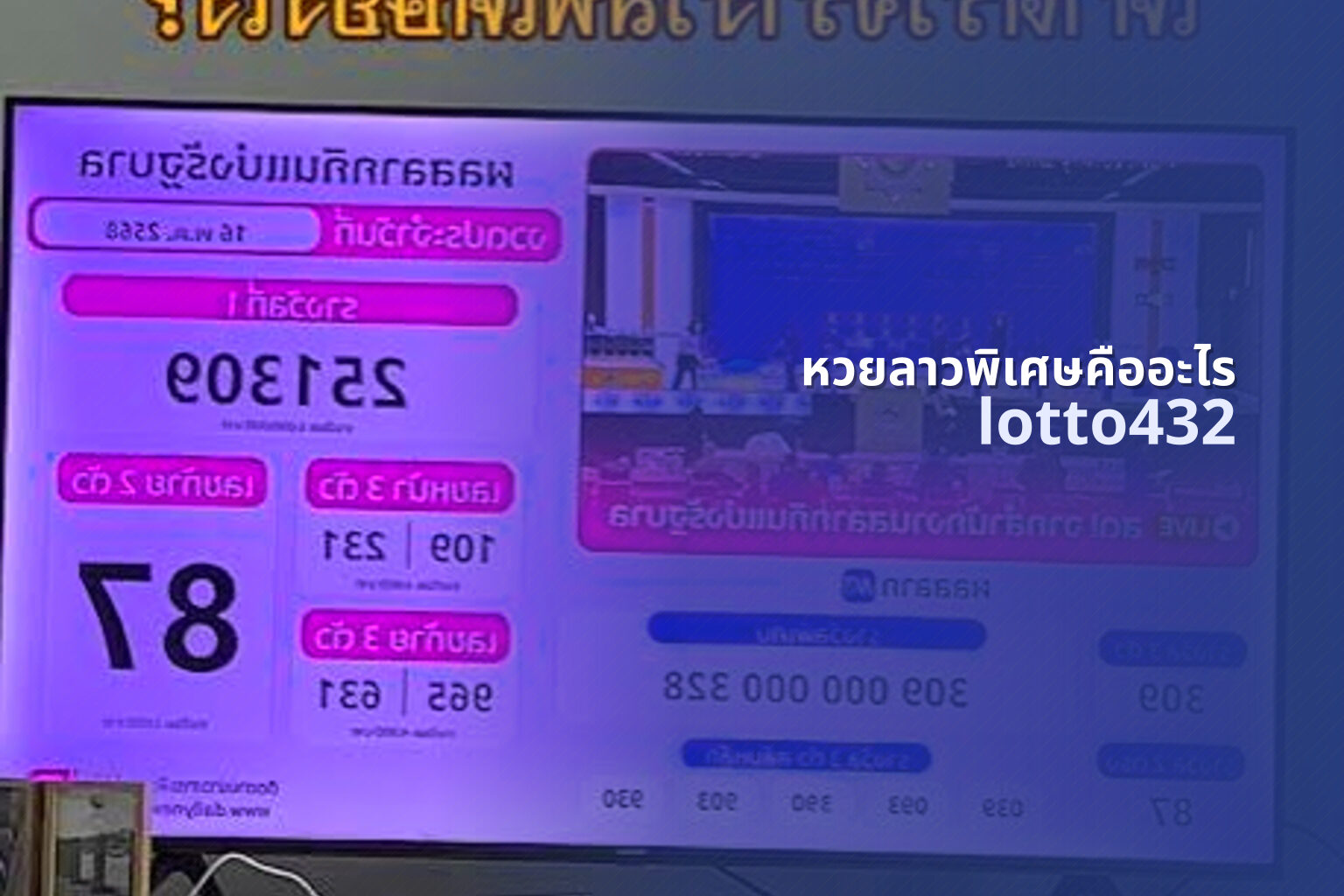 หวยลาวพิเศษคืออะไร - lottery special types