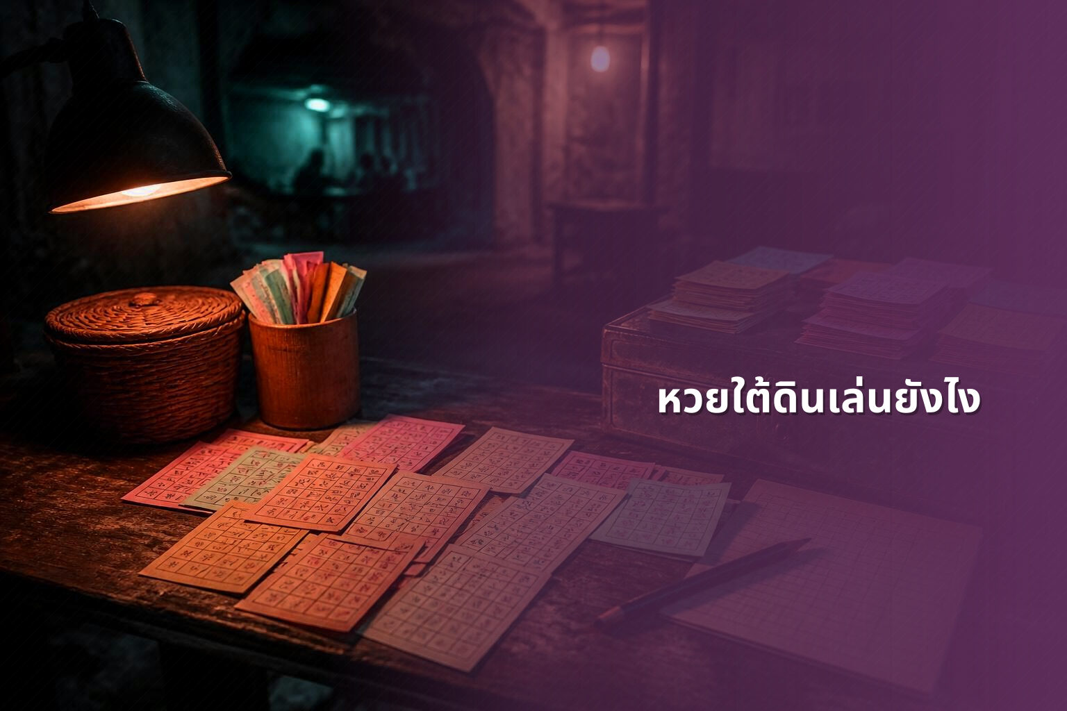 หวยใต้ดินเล่นยังไง - หวยใต้ดิน