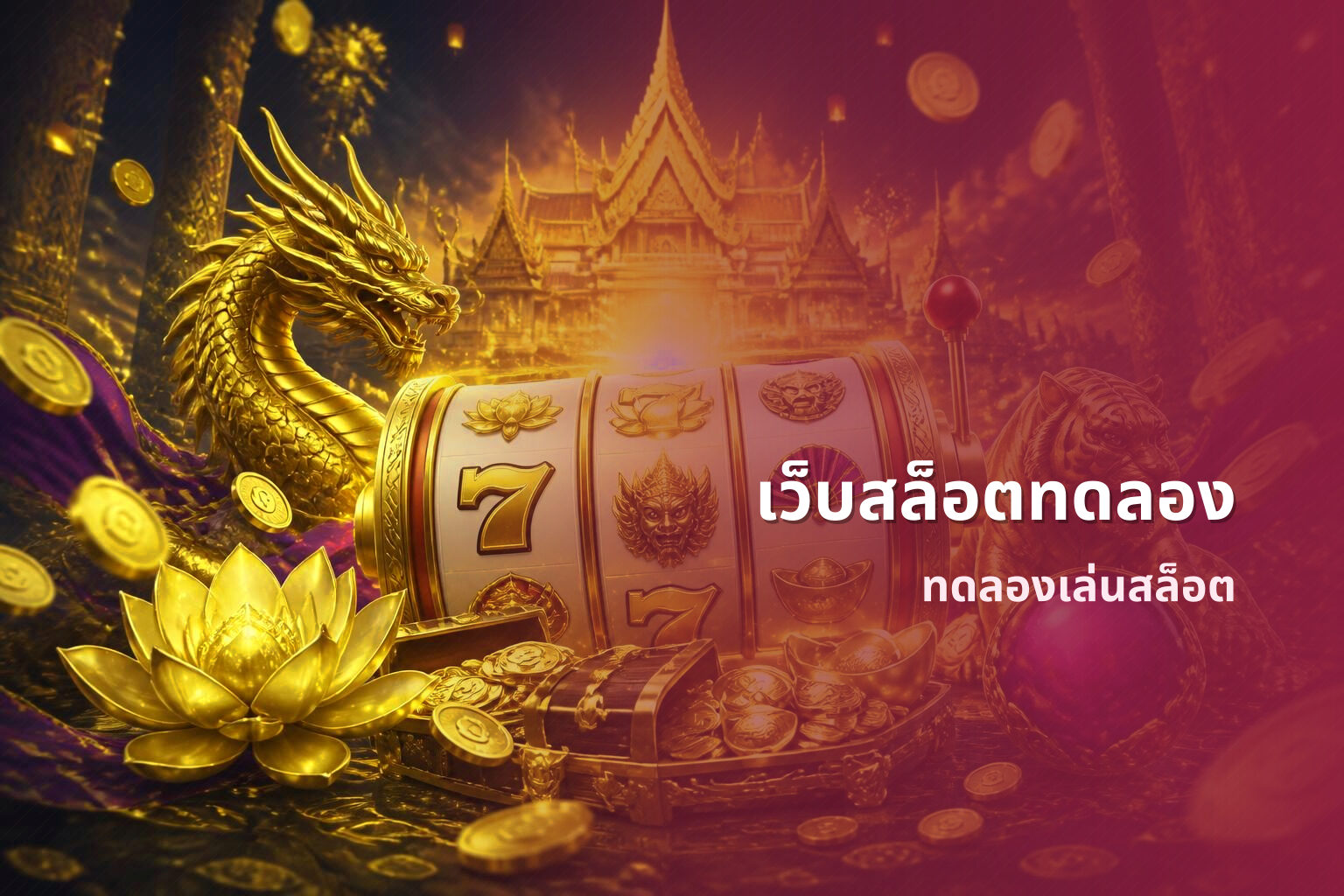 เว็บสล็อตทดลอง ทดลองเล่นสล็อต