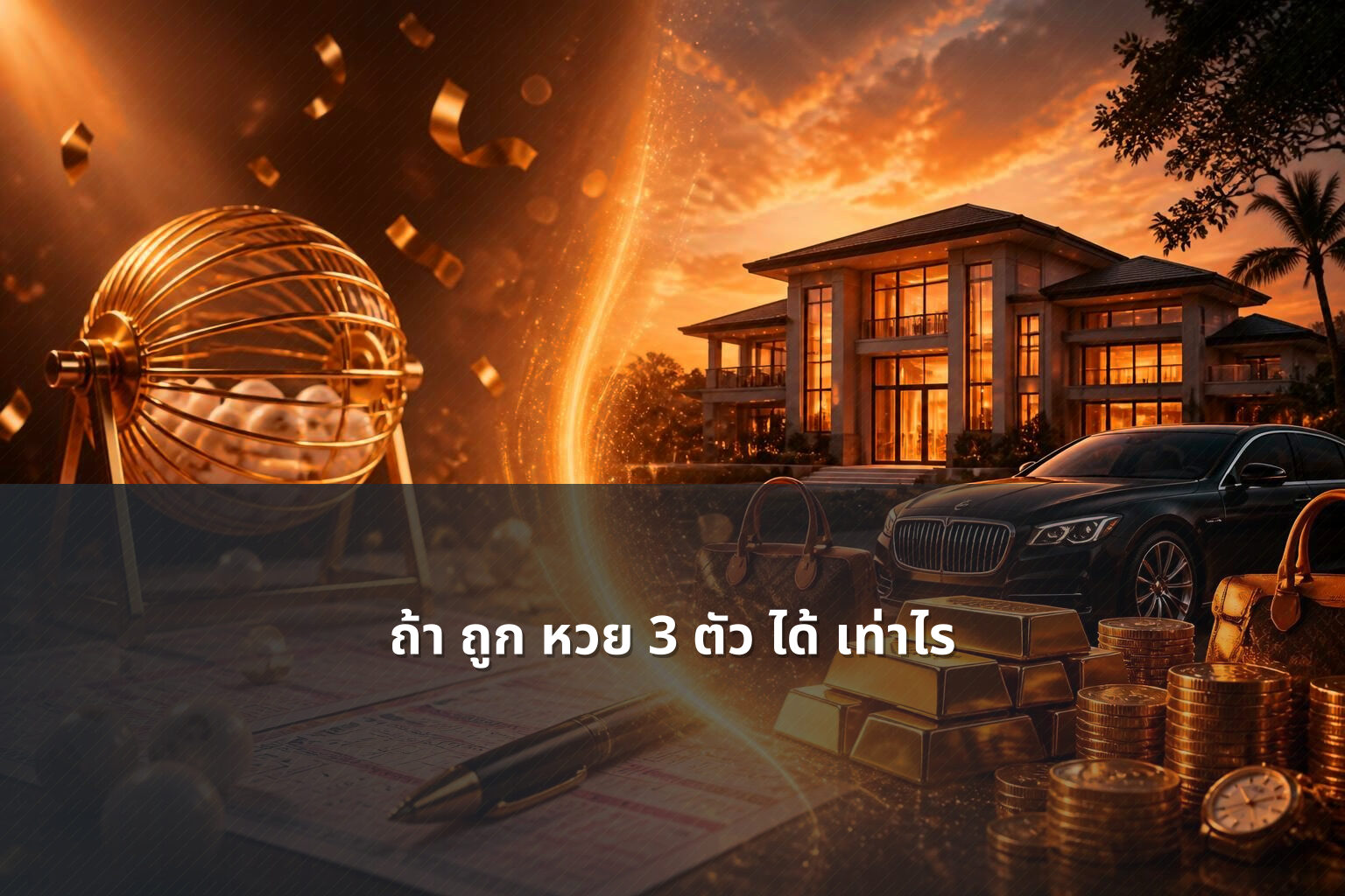 ถ้า ถูก หวย 3 ตัว ได้ เท่าไร - หวย
