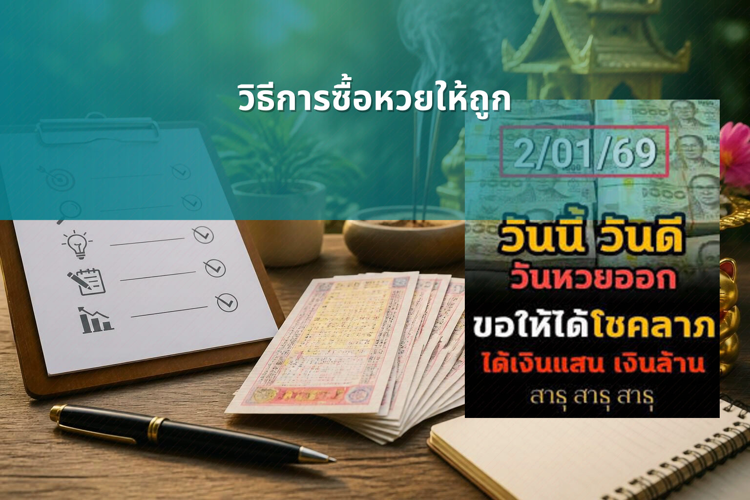 วิธีการซื้อหวยให้ถูก - how to win the lottery
