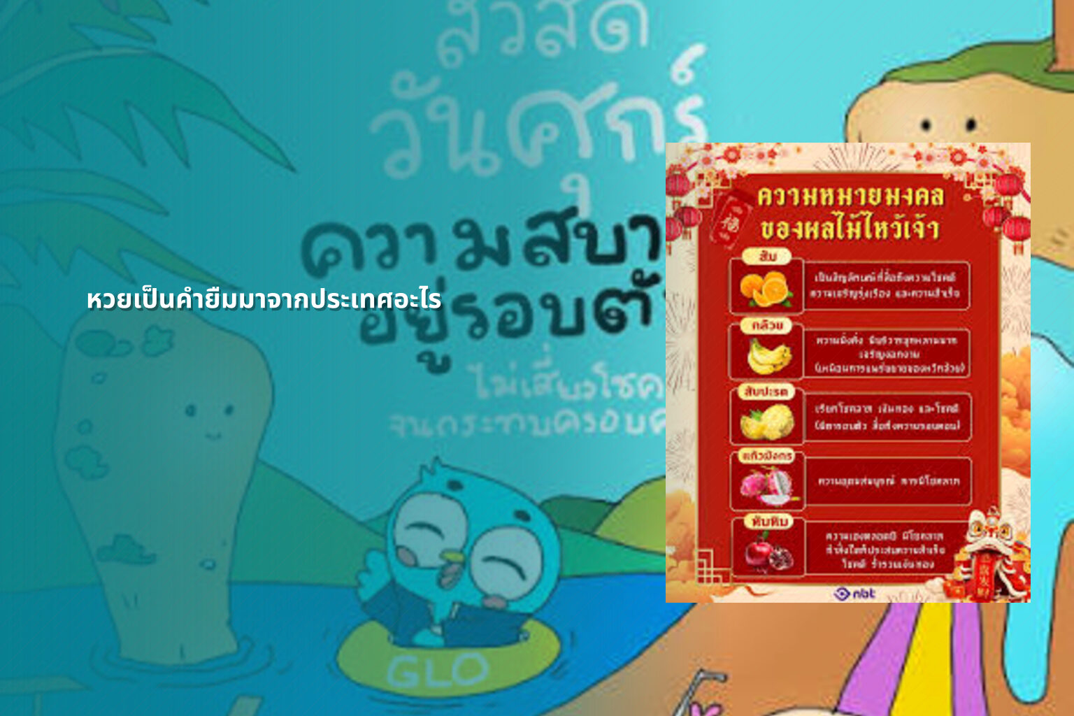 หวยเป็นคำยืมมาจากประเทศอะไร - หวย