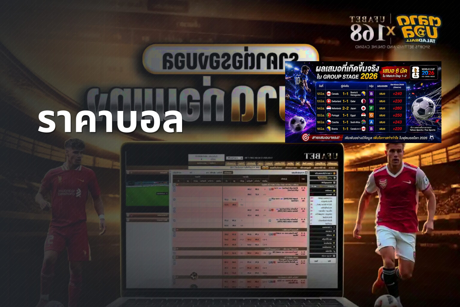 ราคาบอล - sports odds