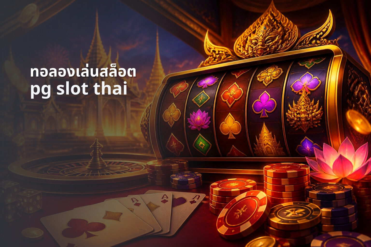 ทอลองเล่นสล็อต pg slot thai