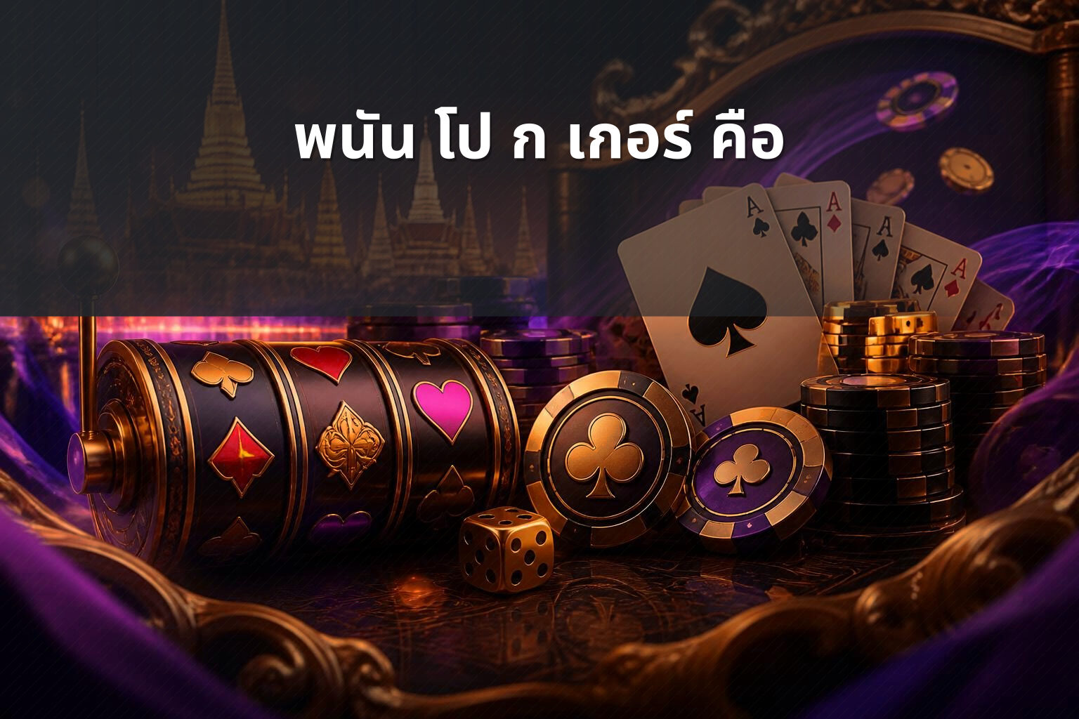 พนัน โป ก เกอร์ คือ - การพนัน