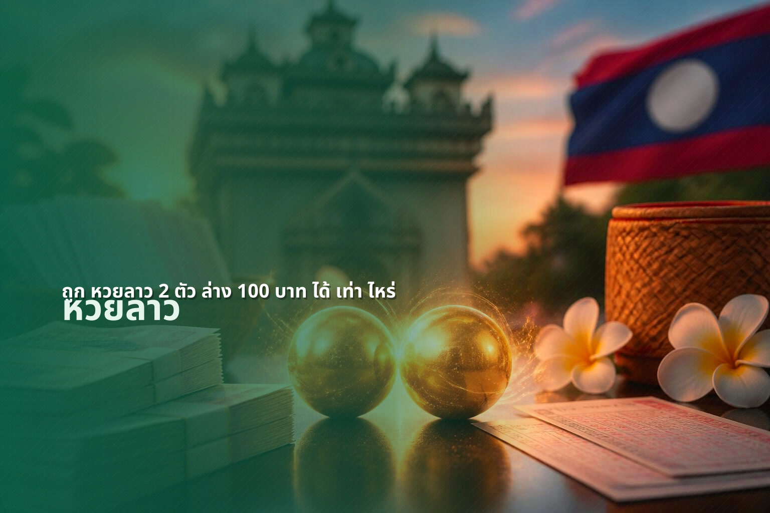 ถูก หวยลาว 2 ตัว ล่าง 100 บาท ได้ เท่า ไหร่ หวยลาว