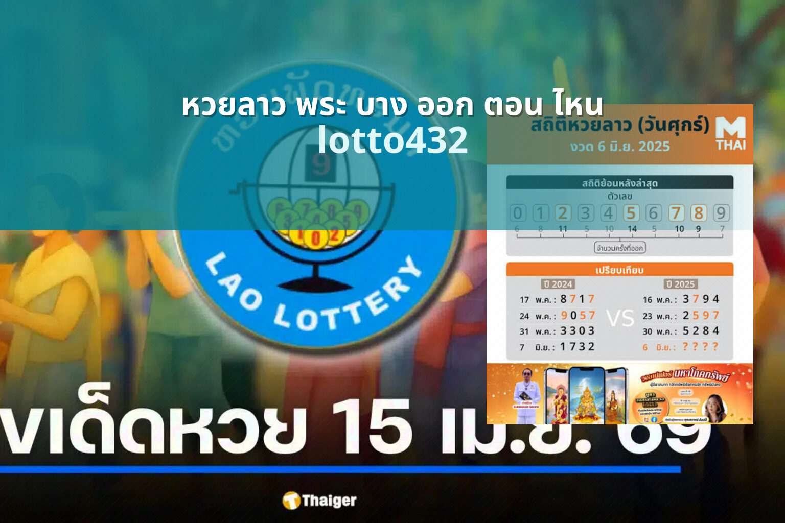 หวยลาว พระ บาง ออก ตอน ไหน - lottery draw time