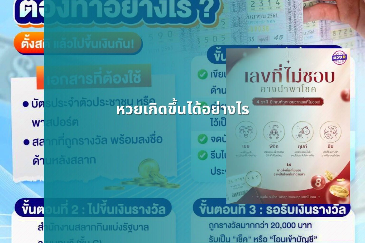 หวยเกิดขึ้นได้อย่างไร - หวย