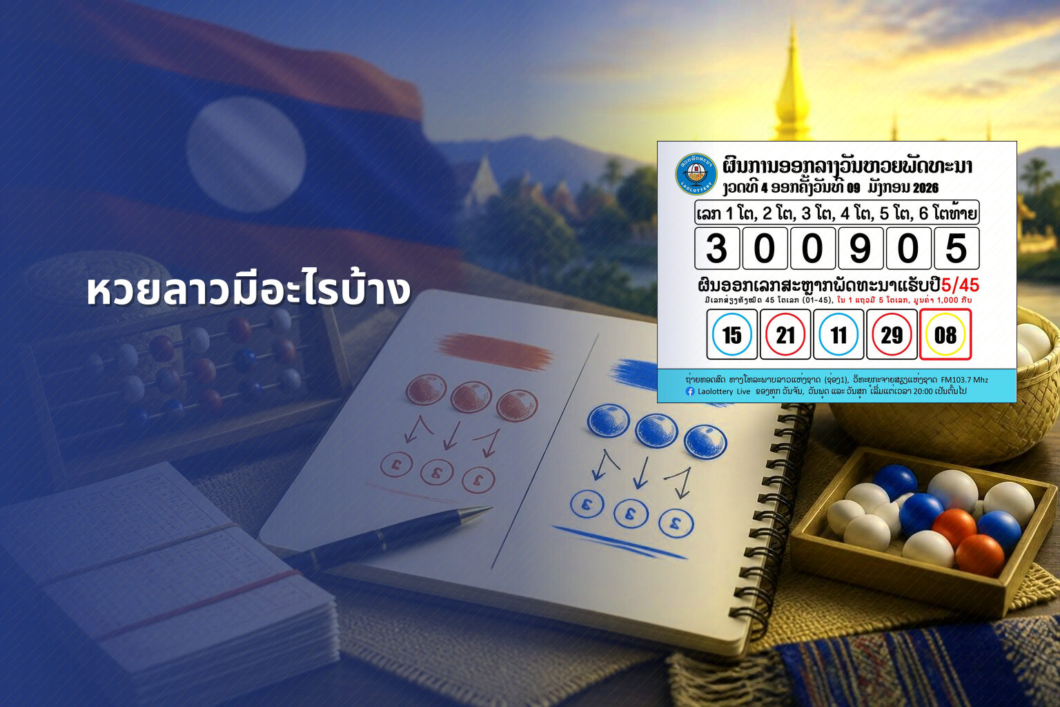 หวยลาวมีอะไรบ้าง - lottery types