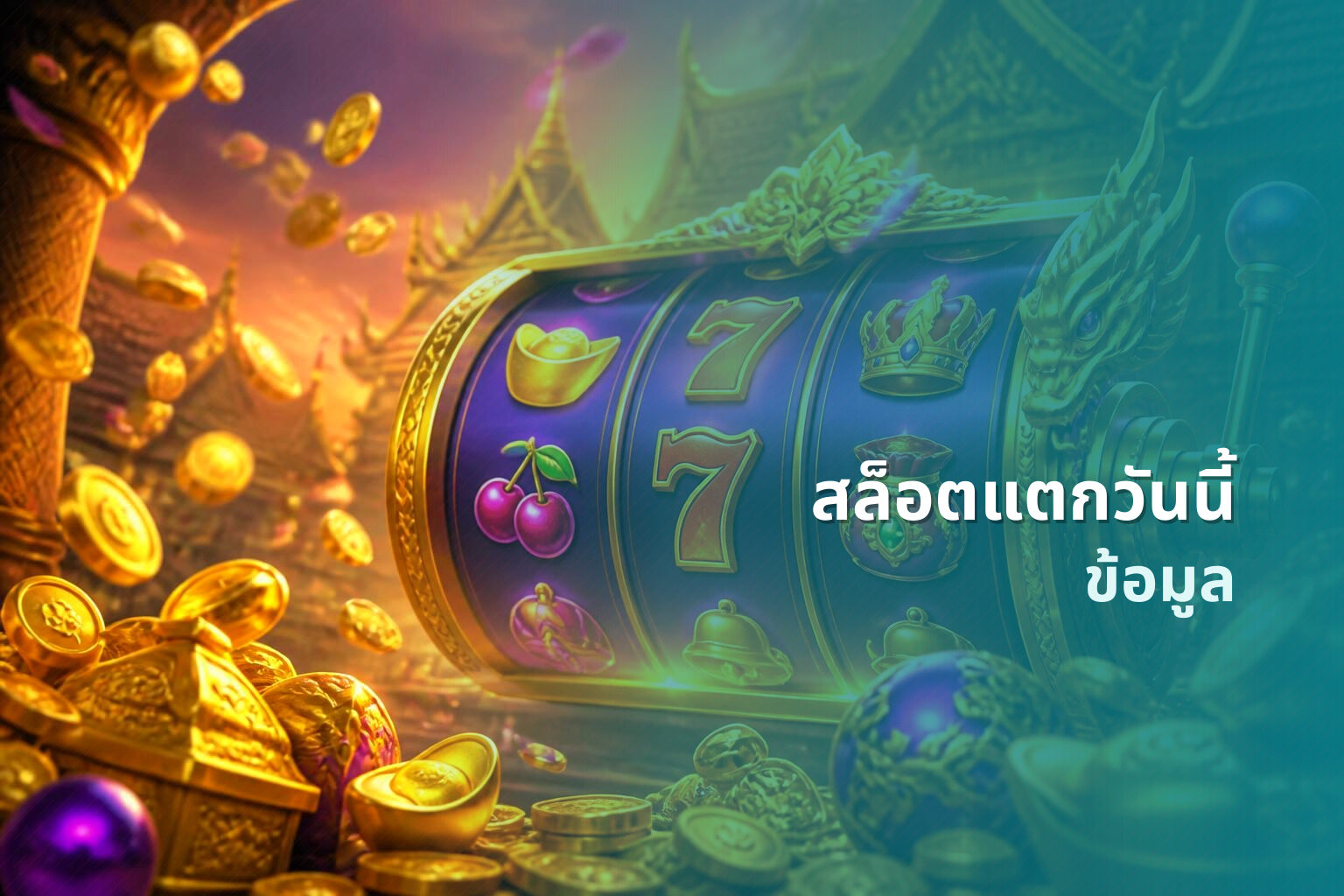 สล็อตแตกวันนี้ ข้อมูล