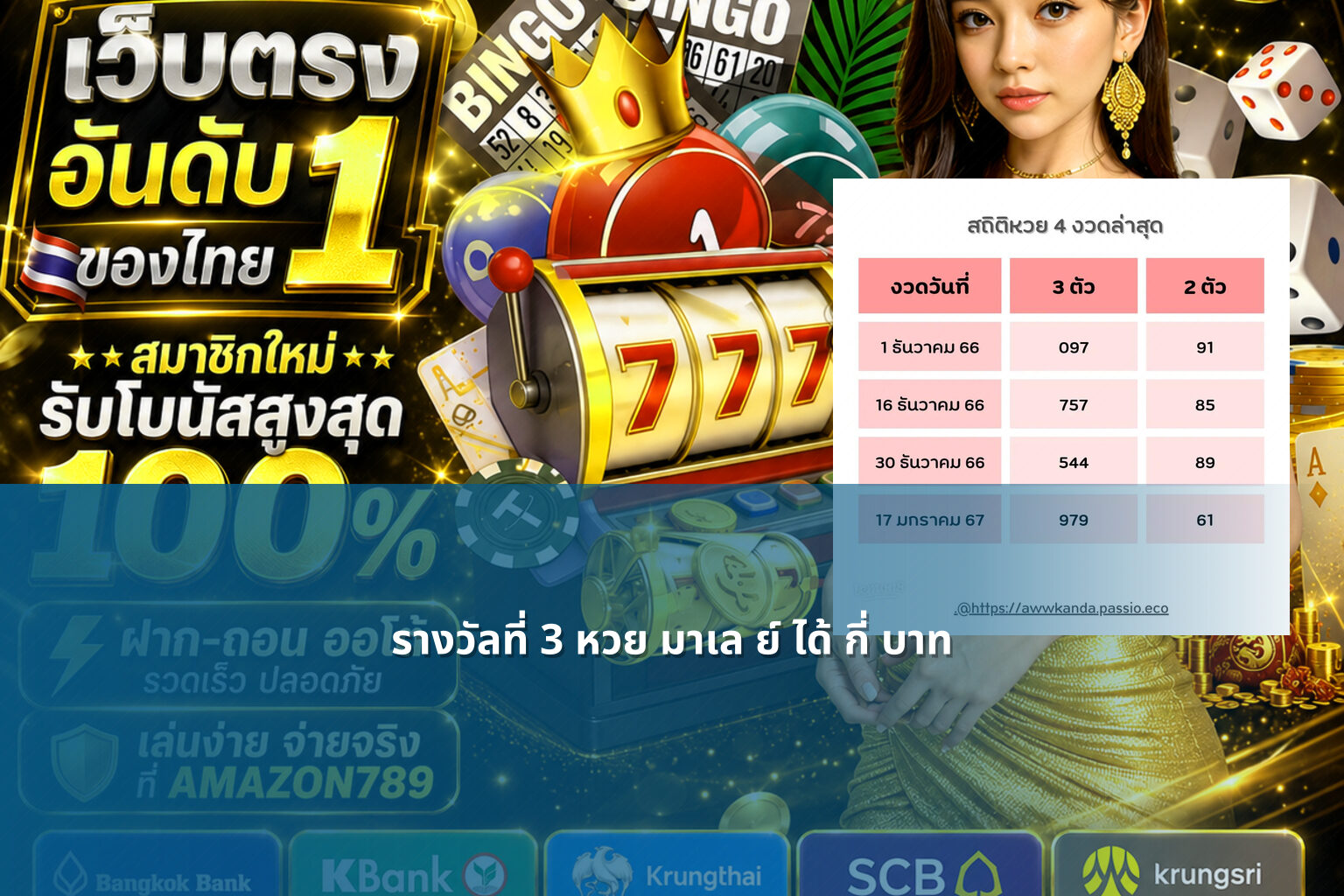 รางวัลที่ 3 หวย มาเล ย์ ได้ กี่ บาท - หวยมาเลย์