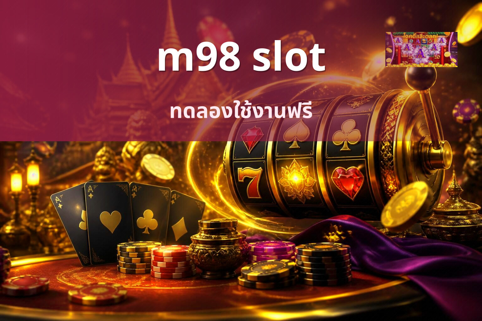m98 slot ทดลองใช้งานฟรี
