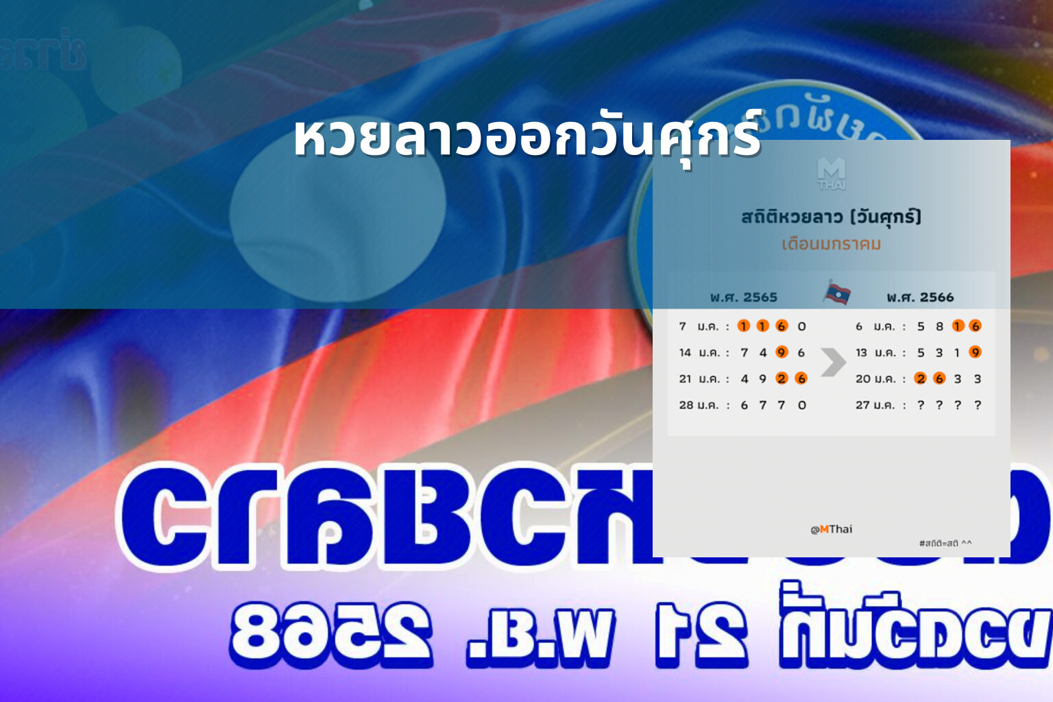 หวยลาวออกวันศุกร์ - หวยลาว