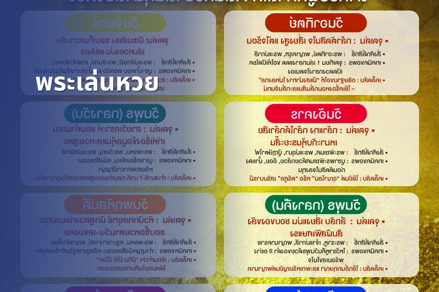 พระเล่นหวย - gambling and religion
